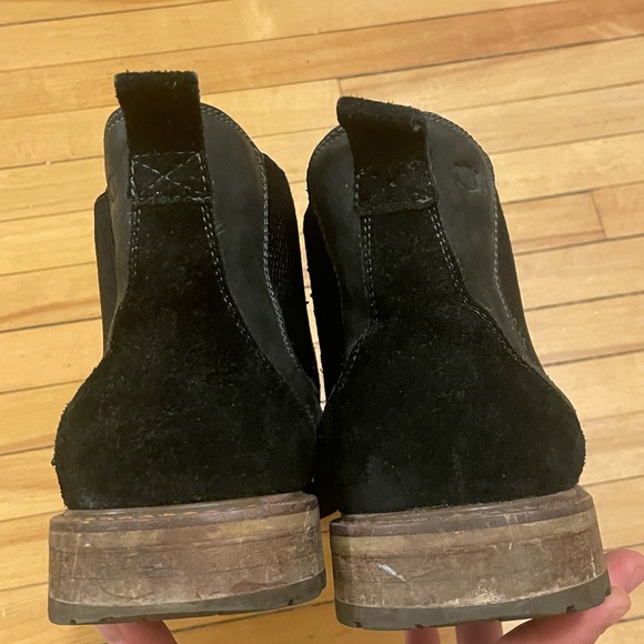 Men’s Black Leather Florsheim Chelsea Boots in Sz US10 - Picture 5 of 8